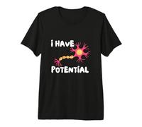 I Have Potential Brain Cell Funny Science Nerd Neuron Premium T-Shirt