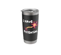 I Have Potential Brain Cell Funny Science Nerd Neuron Stainless Steel Insulated Tumbler
