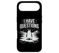 I Have Questions Funny Penguin Head Towards The Mountains Case for iPhone Air