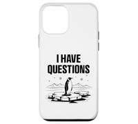 I Have Questions Penguin Head Towards The Mountains Humor Case for iPhone 12 mini