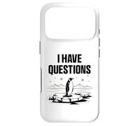 I Have Questions Penguin Head Towards The Mountains Humor Case for iPhone 17 Pro