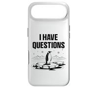 I Have Questions Penguin Head Towards The Mountains Humor Case for iPhone Air