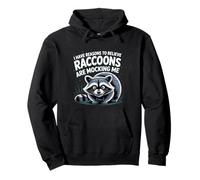 I Have Reasons To Believe Raccoons Are Mocking Me |- Pullover Hoodie