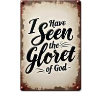 I Have Seen The Good Stuff of God Metal Signmetal Tin Wall Rusty Retro Looking Sign Poster Gifts Cafes Bar Club Office Store Yard Garage 12X8 Inch