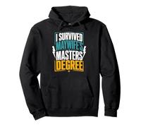 I have survived my wife s masters degree Pullover Hoodie
