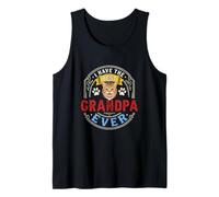 I Have The Best Best Grandpa Father's Day Cat Proud Family Tank Top