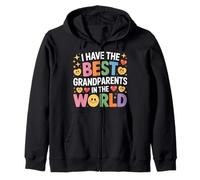 I Have The Best Grandparents In The World Grandchild - Zip Hoodie