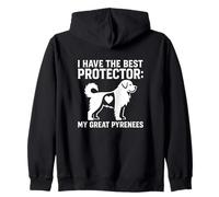 I Have The Best Protector Great Pyrenees Dog Breed Zip Hoodie