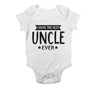 I Have The Best Uncle Ever Cute Boys and Girls Baby Vest Bodysuit White