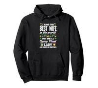 I Have The Best Wife In The World Plant Lady Funny Gardening Pullover Hoodie