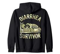 I Have The Runs Diarrhea Survivor Zip Hoodie