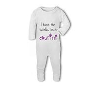 I Have The Worlds Best Cousin Purple - Baby Romper Suit - 6-12 Months