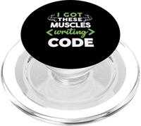 I Have Those Muscles While Writing Code - PopSockets PopGrip for MagSafe