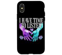 I Have Time To Listen Heart Hands Case for iPhone X/XS