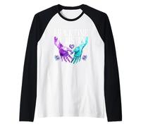 I Have Time to Listen Heart Hands Raglan Baseball Tee