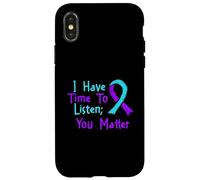I Have Time To Listen - Suicide Prevention Awareness Case for iPhone X/XS