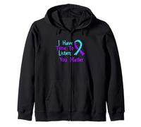 I Have Time To Listen - Suicide Prevention Awareness Zip Hoodie