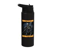 I Have to Be Home Before It's Dark Cringe Skeleton Stainless Steel Insulated Water Bottle