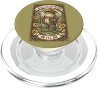 I have to be Weird or Die Frog Vintage Cottagecore PopSockets PopGrip for MagSafe
