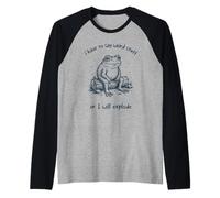 I Have to Say Weird Stuff Gen Alpha Meme Raglan Baseball Tee