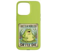 I Have to Say Weird Stuff or I'll Die Antisocial Authentic Case for iPhone 15 Pro Max