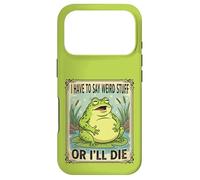 I Have to Say Weird Stuff or I'll Die Antisocial Authentic Case for iPhone 17 Pro
