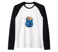 I Have Too Many Discs Frisbee Golf Player Funny Disc Golf Raglan Baseball Tee
