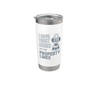 I Have Trust Issues with Your Property Lines, Land Examiner Stainless Steel Insulated Tumbler