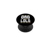 I Have Two 2 Titles Dad And Lolo And I Rock Them Both PopSockets Adhesive PopGrip