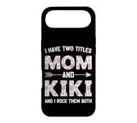 I Have Two 2 Titles Mom And Kiki Floral Flower Case for iPhone Air