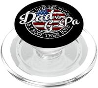 I Have Two Titles Dad & G-Pa Vintage Stamp Fathers Day PopSockets PopGrip for MagSafe
