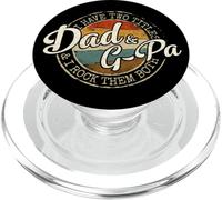 I Have Two Titles Dad & G-Pa Vintage Stamp Fathers Day PopSockets PopGrip for MagSafe