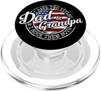 I Have Two Titles Dad & Grandpa Vintage Stamp Fathers Day PopSockets PopGrip for MagSafe
