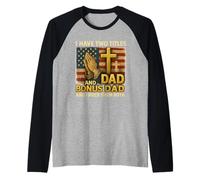 I Have Two Titles Dad & Papa I Rock Them Both Pray Shirt Raglan Baseball Tee