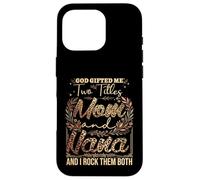 I Have Two Titles Mom And Nana Leopard Case for iPhone 16 Pro
