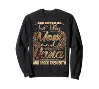 I Have Two Titles Mom And Nana Leopard Sweatshirt