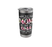 I Have Two Titles Mom and Oma Funny Mothers Day Stainless Steel Insulated Tumbler