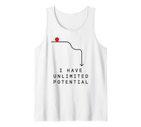 I Have Unlimited Potential - Funny Physics Math Tank Top