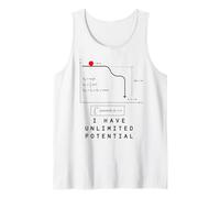 I Have Unlimited Potential - Funny Physics Math Tank Top