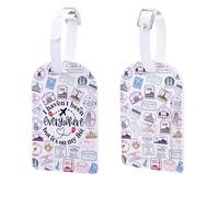 I Haven’t Been Everywhere But It’s On My List Gift Travel Lover Gift Around-The-World Trip Luggage Tag (My List tag UK)