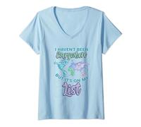 I Havent Been Everywhere But Its On My List Travel Lover V-Neck T-Shirt