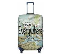 I Haven't Been Everywhere But Its On My List Travel Luggage Covers - Elasticity Suitcase Covers Protector for Luggage 18-32 Inch