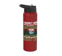 I Haven't Been to Every National Park Bucket List Stainless Steel Insulated Water Bottle