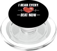 I Hear Every Beat Now Bypass Heart Surgery Get Well Soon PopSockets PopGrip for MagSafe