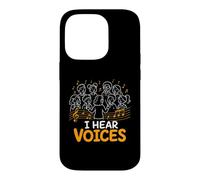 I Hear Voices Choir Singing Music Notes Case for iPhone 14 Pro