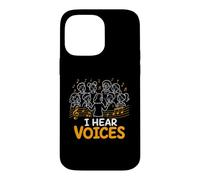 I Hear Voices Choir Singing Music Notes Case for iPhone 14 Pro Max