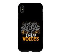I Hear Voices Choir Singing Music Notes Case for iPhone XS Max