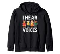 I hear voices - voices Zip Hoodie