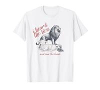 I Heard The Lion and Saw The Lamb Sheep Minimalist Christian T-Shirt