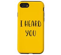 I heard you Funny Idea White Lie Party Case for iPhone SE (2020) / 7 / 8